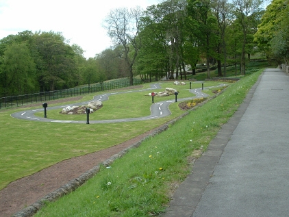 The cycle track is open all year, is for young children and free to use. The cycle track is open all year, is for young children and free to use.